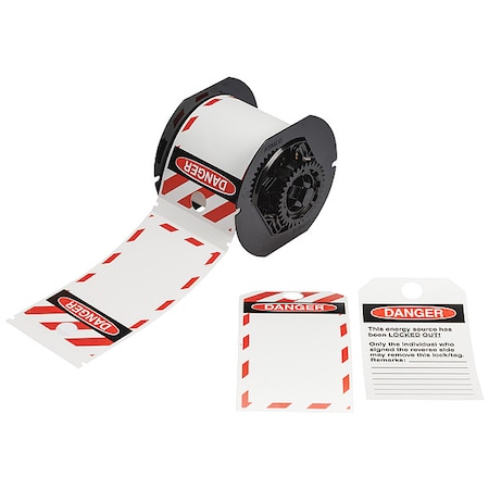 Brady Pre-Cut Label Stock Roll, White B30-255-851OSHADSF