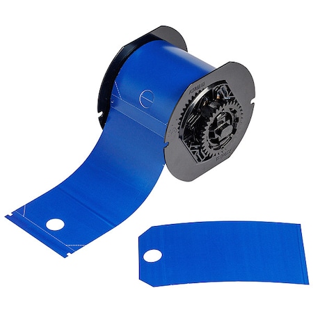 Brady Pre-Cut Label Stock Roll, Blue B30-255-851-BLUE