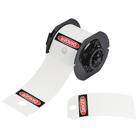 Brady Pre-Cut Label Stock Roll, White B30-255-851-OSHADA