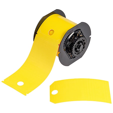 Brady Pre-Cut Label Stock Roll, Yellow B30-255-851-YLW