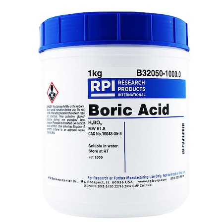 Rpi Boric Acid, 1kg B32050-1000.0