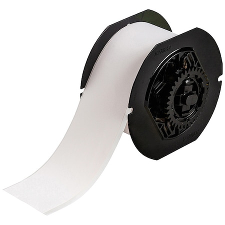 Brady ContinuousLabelStock, White, Gloss, 2inW B33C-2000-8591-WT