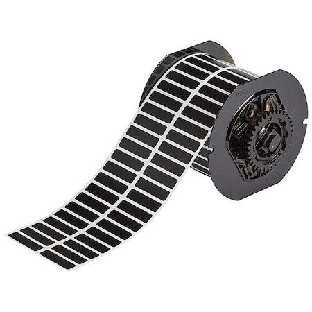 Brady Pre-Cut Label Stock Roll, Black, Matte B33-147-8117