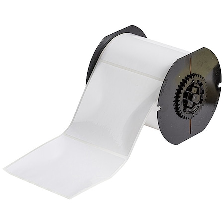 Brady Pre-Cut Label Stock Roll, White, Gloss B33-161-423