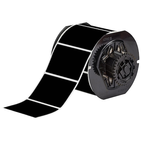 Brady Pre-Cut Label Stock Roll, Black, Matte B33-19-8117