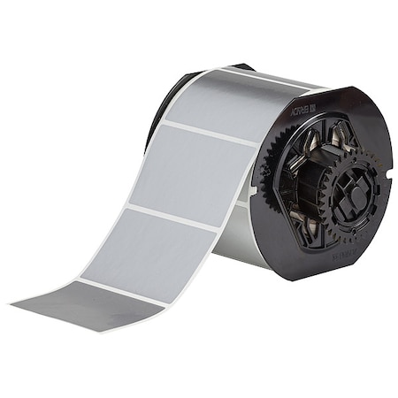 Brady Pre-Cut Label Stock Roll, Gray, Satin B33-19-413