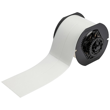 Brady Pre-CutLabelStockRoll, White, Semi-Gloss B33-328-498