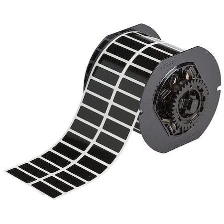 Brady Pre-Cut Label Stock Roll, Black, Matte B33-37-8117