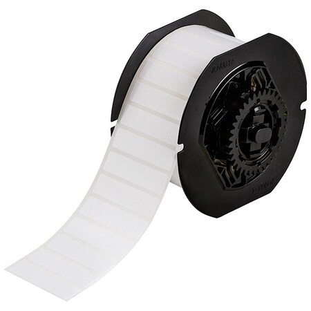 Brady Pre-Cut Label Stock Roll, White, Gloss B33-53-439