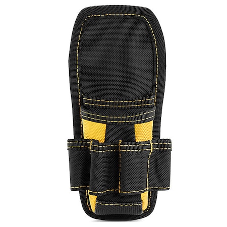 Platt Tool Holster, Black/Yellow, Polyester, 6 Pockets B524