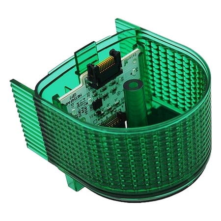 Patlite Tower Light Module, 24V DC, 80 3/16 mm Dia., 41 3/16 mm Height B72100259-3F1