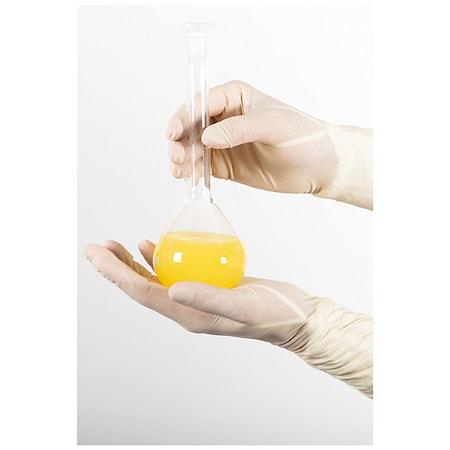 Ansell BioClean(TM), Disposable Gloves, 7.87 mil Palm, Natural Rubber Latex, Powder-Free, 7, 200 PK, Beige BASL