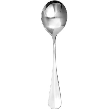 Iti Bouillon Spoon, 6 3/8 in L, Silver, PK12 BA-113