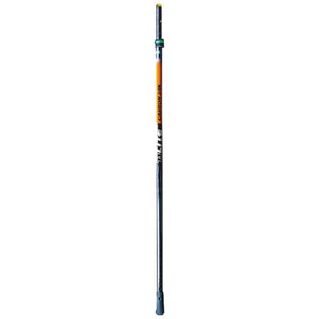 Unger Two Section Water Pole, 126 in L, Blk/Orng CF33G