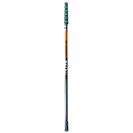 Unger Six Section Water Pole, 336 in L, Blk/Orng CF86G