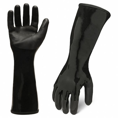 Ironclad Performance Wear CHNP5 Chemical Resistant Gloves, Aramid, Polyester, Spandex, Steel, 15 in L, Not Applicable, Black CHNP5-05-XL