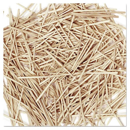 Chenille Kraft Toothpicks, Flat Wood, PK2500 3690-01