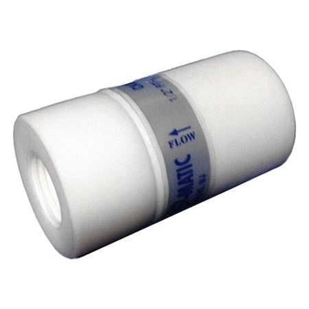 Plast-O-Matic 1/2" FNPT Polypropylene Disc Check Valve CKD050V-PP