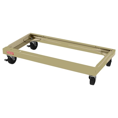 Tennsco Caster Kit, 36 in W x 18 in D, Sand CK18SND