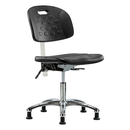 Zoro Select ESD Task Chair, No Arms, 17-3/4" to 23" Height, Black BR-CLR-HPDHCH-CR-T1-A0-RG-BLK
