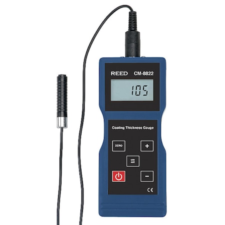 Reed Instruments Coating Thickness Gauge, 0-1000 um/0-40mils CM-8822