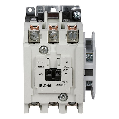 Eaton 120VAC Non-Reversing Magnetic Contactor 3P 45A NEMA 2 CN15GN3AB