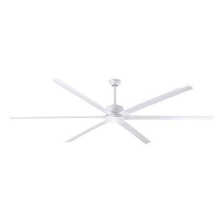 Canarm Ceiling Fan, 120 in Blade Dia, 6 Blades, 5 Speeds, 120V AC, White CP120WH