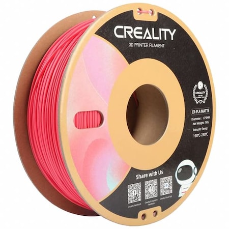 Creality 3D Printer Filament, Strawberry Red CR-PLA Matte Strawberry Red