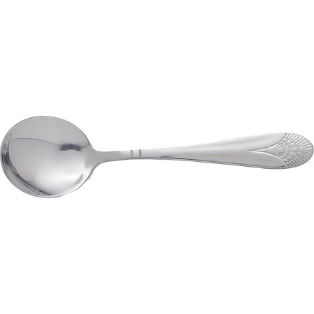 Iti Bouillon Spoon, 6 1/8 in L, Silver, PK12 CS-113