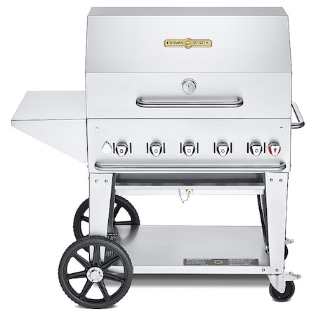 Crown Verity Propane Grill, Propane, 79,500 BtuH CV-MCB-36PKG