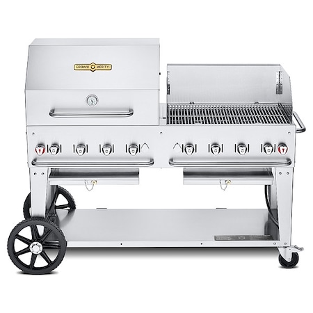 Crown Verity Propane Grill, Propane, 129,000 BtuH CV-MCB-60RWP-LP