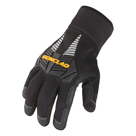 Ironclad Performance Wear CCG2 Water Repellent Glove, Synthetic Leather Palm, Black CCG2-01-XS