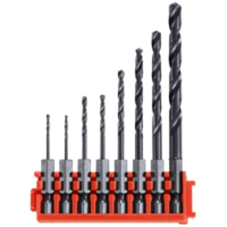 Bosch Titanium Drill Bit Set, High Speed Steel TI21A