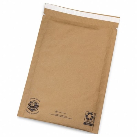 Curby Mailer Envelopes, Yellow, PK80 CURBY5