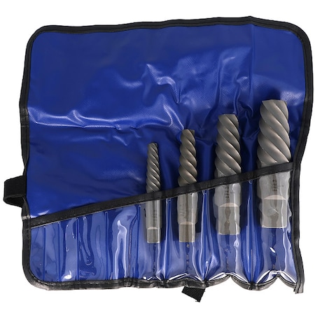 Cleveland Screw Extractor Set, Carbon Steel C00908