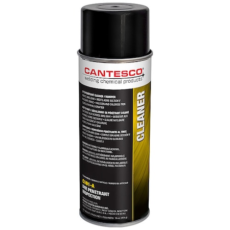 Zoro Select Dye Penetrant Cleaner & Remover, Red, Can C101-A