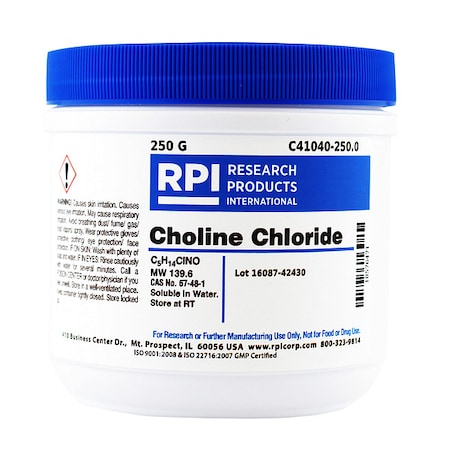 RPI Choline Chloride, 250g C41040-250.0
