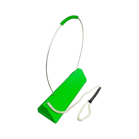 Checkers Commercial Aviation Chock, Green, 6" H CAC24-QLR-ECH