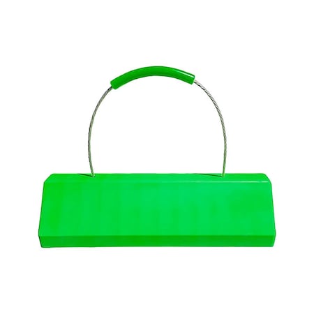 Checkers Commercial Aviation Chock, Green, 6" H CAC24-RP