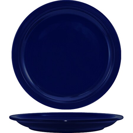 Iti Narrow Rim Plate, 9" Dia, Cobalt Blue, PK24 CAN-8-CB