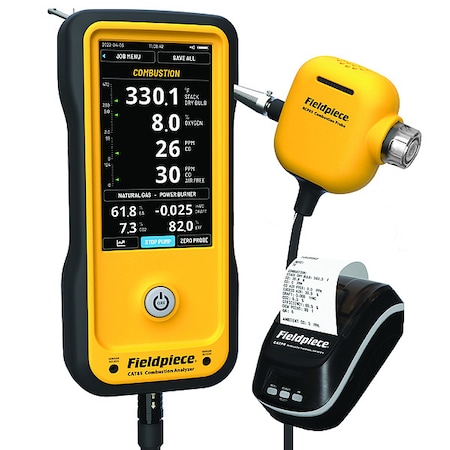 Fieldpiece Combustion Analyzer and Printer CAT85K2