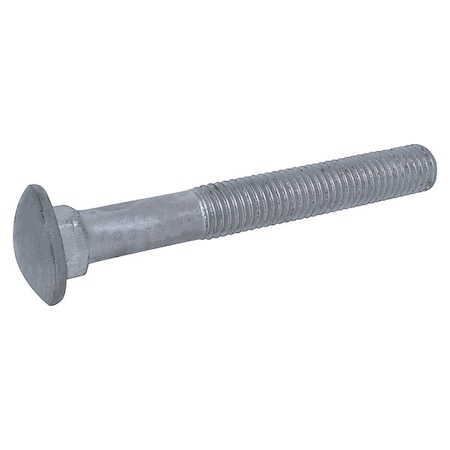 Usa Industrials Carriage Bolt, Square Neck, 3/8"-16, 10 in L, Steel, Grade 2, Hot Dipped Galvanized, 10 PK ZBOLT-645