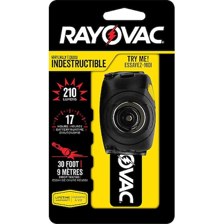 Rayovac LED Headlight, Virtually Indestructible DIYPHL3AAA-BTA