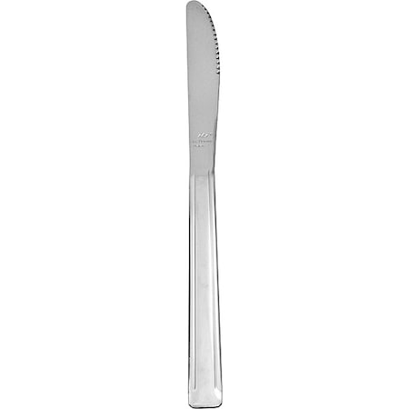 Iti Dinner Knife, 8 in L, Silver, PK12 DOM-331