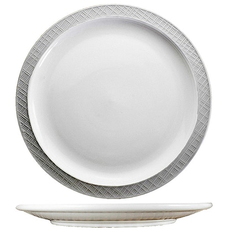 Iti Narrow Rim Plate, 9" Dia, PK24 DRN-8