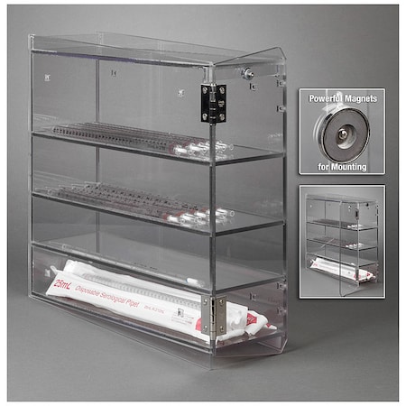 Poltex Serological Pipette Holder w/Door, PETG DRSRPIP-M