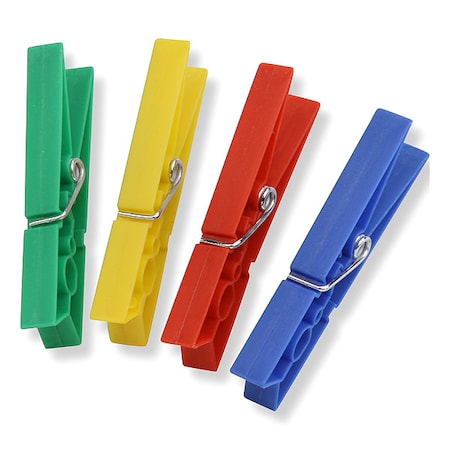 Honey-Can-Do Clothespins, Plastic, PK50 DRY-01410