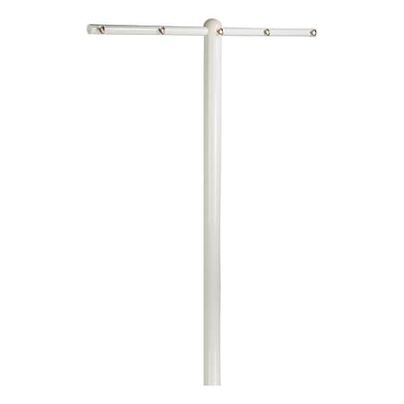 Honey-Can-Do T-Post Dryer, 5-Line, 45-3/4x3x72 In. DRY-01452