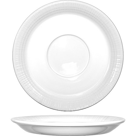 Iti Saucer, 4 3/4" Dia, Bright White, PK36 DR-38