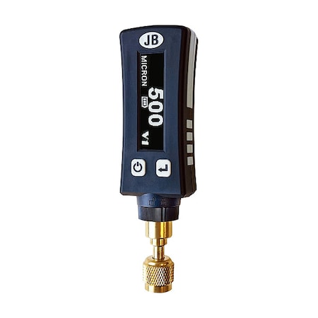 Jb Industries Vacuum Gauge, LED, Brass, Visual DV-22W
